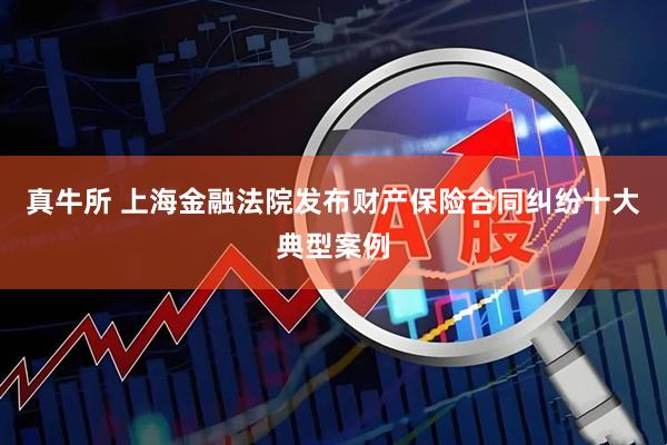 真牛所 上海金融法院发布财产保险合同纠纷十大典型案例